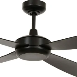 Beacon loftventilator med lys Slipstream, sort, støjsvag^Beacon Lighting Sale