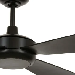 Beacon loftventilator med lys Slipstream, sort, støjsvag^Beacon Lighting Sale