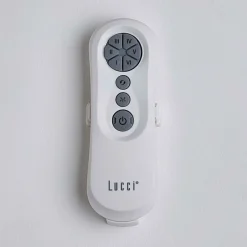 Beacon loftventilator med lys Line sort 132 cm støjsvag^Beacon Lighting Best
