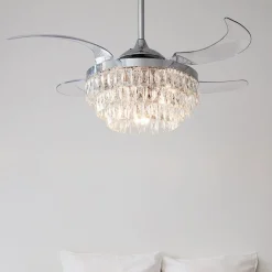 Beacon Lighting Loftventilatorer>Beacon loftventilator med lys Fanaway Veil krom lydløs