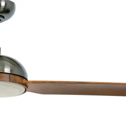 Beacon Lighting Beacon loftventilator med lys Unione, nikkel/koa, støjsvag