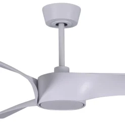 Beacon loftventilator med lys Line, hvid, Ø 132 cm støjsvag^Beacon Lighting Outlet