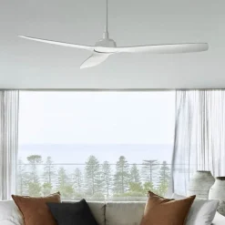 Beacon loftventilator Moto, hvid, Ø 132 cm, støjsvag^Beacon Lighting Sale