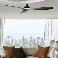 Beacon Lighting Loftventilatorer>Beacon loftventilator Moto, sort, Ø 132 cm, støjsvag