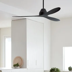 Beacon Lighting Loftventilatorer>Beacon loftventilator Whitehaven sort lydløs 142 cm