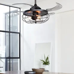 Beacon Lighting Beacon loftventilatorlampe Fanaway Industri sort lydløs