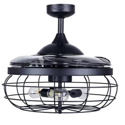 Beacon Lighting Beacon loftventilatorlampe Fanaway Industri sort lydløs