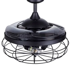 Beacon Lighting Beacon loftventilatorlampe Fanaway Industri sort lydløs