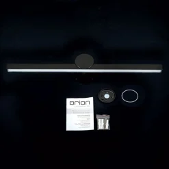 Beauty LED-spejlbelysning, bredde 61 cm, sort^ORION New