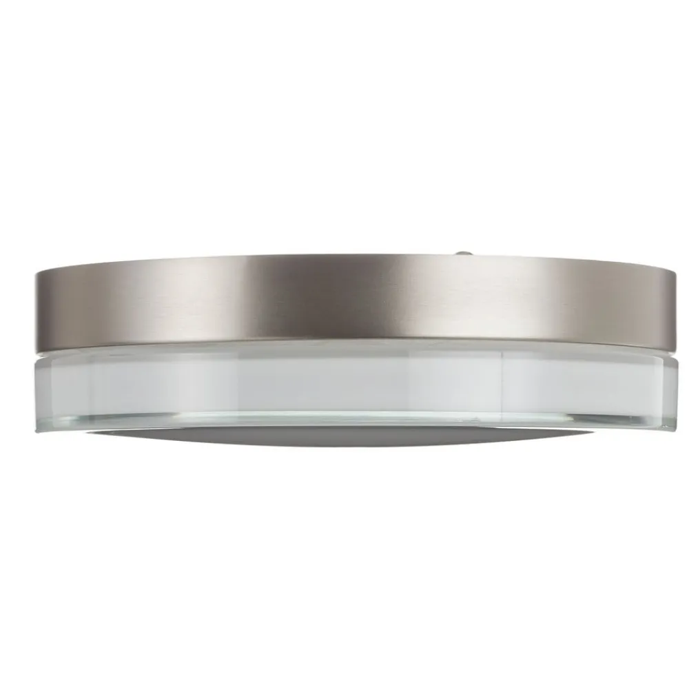 BEGA 12128 LED-loftlampe DALI 930 stål 26cm