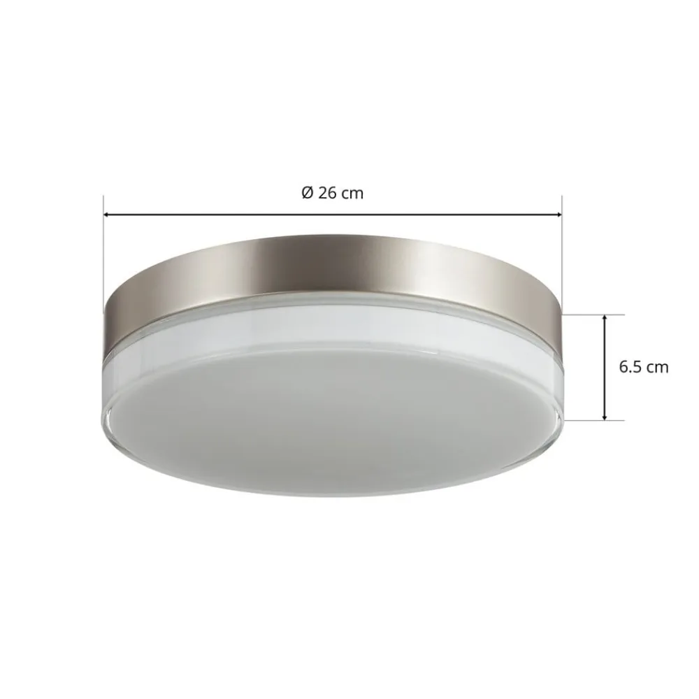 BEGA 12128 LED-loftlampe DALI 930 stål 26cm