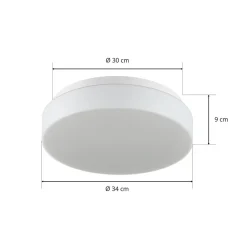 50079 LED-loftlampe DALI 3.000K Ø34cm^BEGA Discount