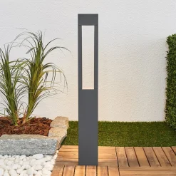 77265K3 gadelampe, kantet grafit 3.000 K åben^BEGA Outlet