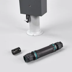 77265K3 gadelampe, kantet grafit 3.000 K åben^BEGA Outlet