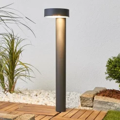 BEGA 77218K3 gadelampe, rund, grafit 3.000 K nede