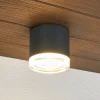 66056K3 udendørs loftlampe, grafit 3.000K 62°^BEGA Best
