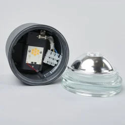 66056K3 udendørs loftlampe, grafit 3.000K 62°^BEGA Best