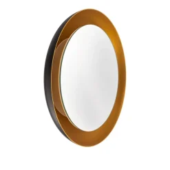 LED-spejl Studio Line sort-messing, Ø 50 cm^BEGA New