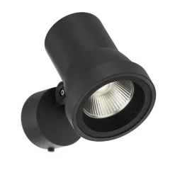 BEGA LED-spotlight 84951 K3, on/off, grafit, støbt aluminium