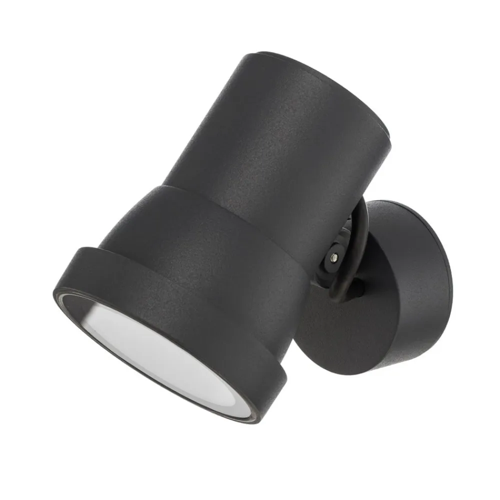 BEGA LED-spotlight 84951 K3, on/off, grafit, støbt aluminium
