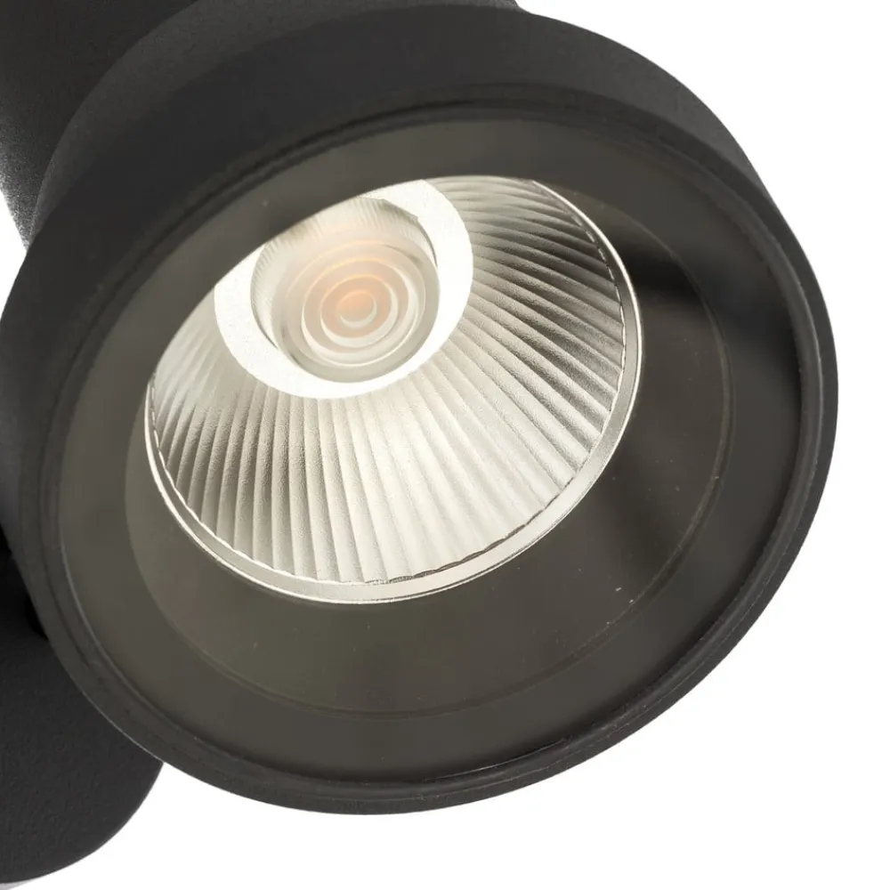 BEGA LED-spotlight 84951 K3, on/off, grafit, støbt aluminium