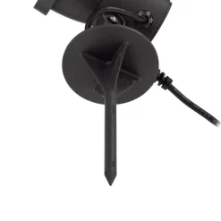 BEGA udendørs spotlampe 85009, grafit, støbt aluminium, stik