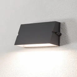 BEGA udendørs væglampe 24372, grafit, støbt aluminium, IP65