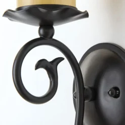 Bente væglampe, skærm i kerte-look^ORION Sale