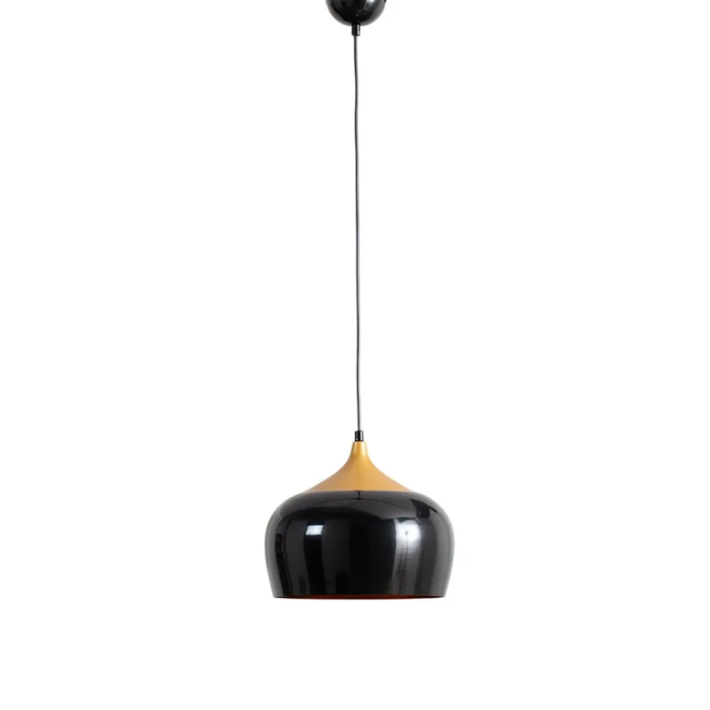 Opviq Pendellamper>Berceste 212-S hængelampe Ø30cm sort/guld