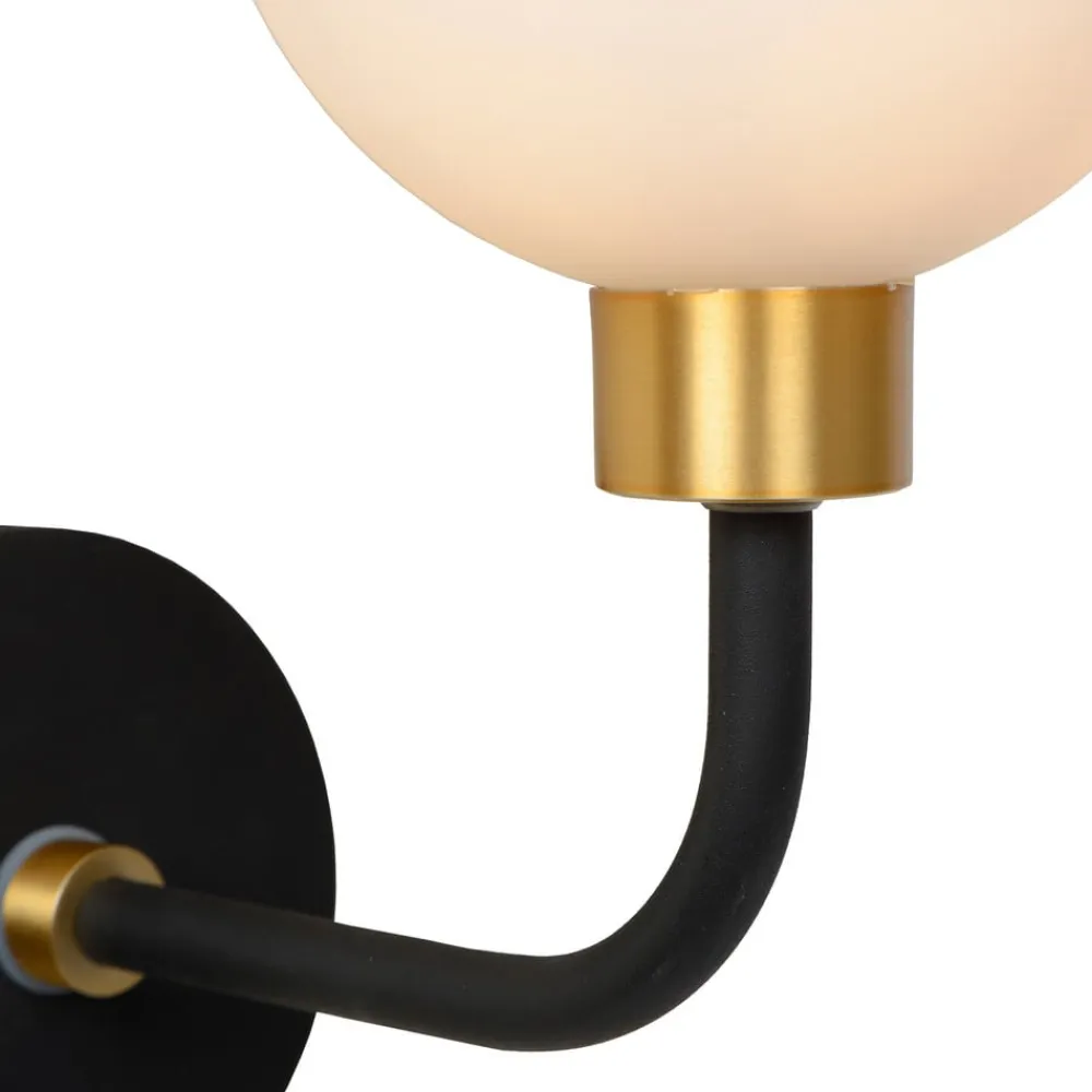 Berend væglampe af glas, højde 25,2 cm^Lucide Discount