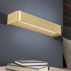 Bernhard LED-væglampe, up-/downlight, messing^ORION New