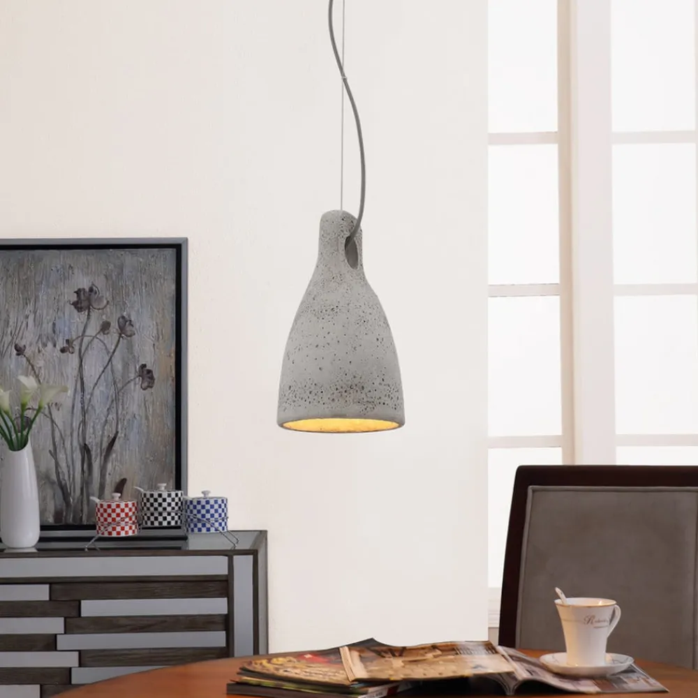 Lindby Pendellamper|Pendellamper>Beton pendellampen Lenna i grå