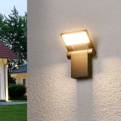 Lucande Væglamper>Bevægelig udendørs LED-væglampe Marius
