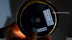 Biarritz LED-bordlampe, IP54, batteri, CCT, guld^Konstsmide Best