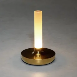 Biarritz LED-bordlampe, IP54, batteri, CCT, guld^Konstsmide Best