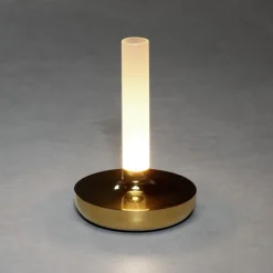 Biarritz LED-bordlampe, IP54, batteri, CCT, guld^Konstsmide Best