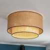 Duolla Loftlamper>Big Boho loftlampe, rattan, beige/sort
