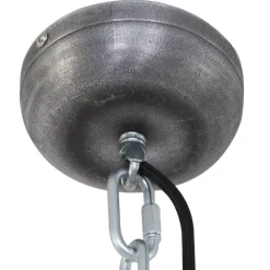 Steinhauer Bikkel hængelampe, Ø 42 cm, sort, metal, glas, E27