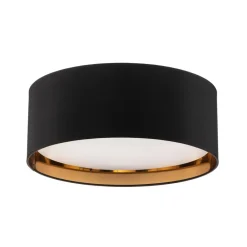 Bilbao loftslampe, sort/guld, Ø 45 cm^TK Lighting Outlet
