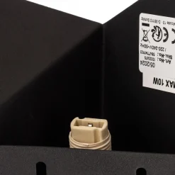 Bird 3201 uplight væglampe, trekantet design, sort^Opviq Clearance