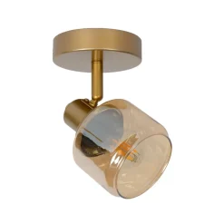 Lucide Spotlights>Bjorn loftspot, 1 lyskilde, guld/messing