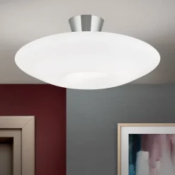 ORION Loftlamper>Blanc loftlampe, opalglas, mat nikkel