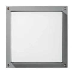 Performance in Lighting Bliz Square 40 væglampe, 3000 K, grå, dæmpbar