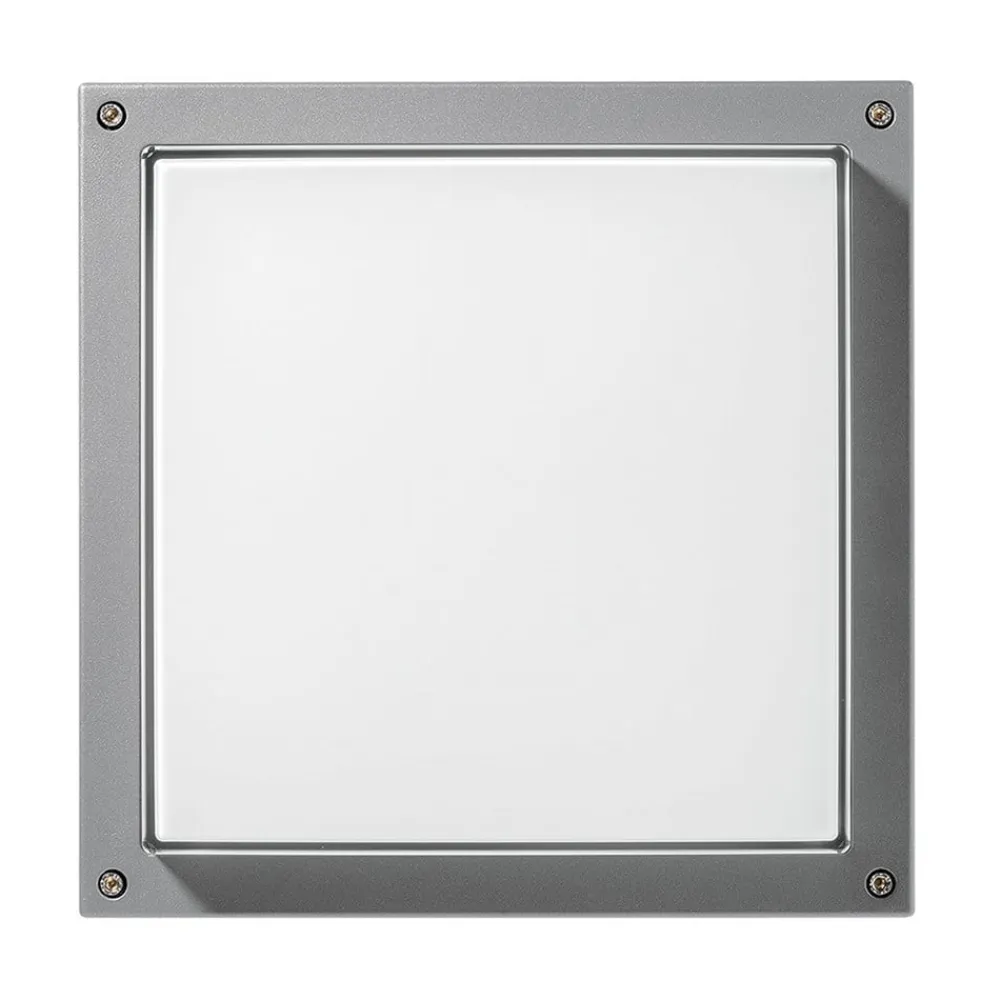 Performance in Lighting Bliz Square 40 væglampe, 3000 K, grå, dæmpbar
