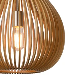 Bodo pendellampe, lyst træ^Lucide Discount