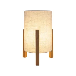 Bordlampe 3193, træ, hørtekstil, højde 32 cm^Näve Sale