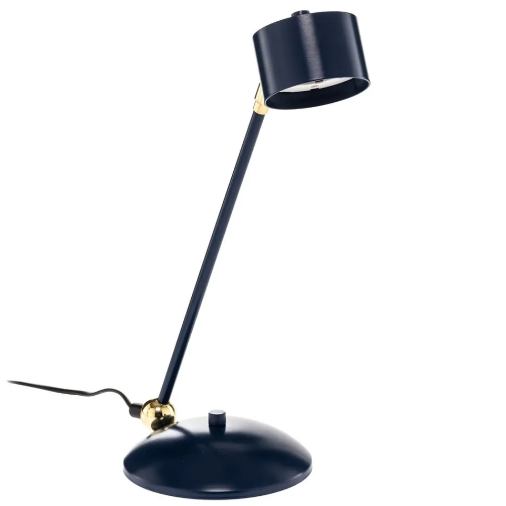 Eko-Light Bordlampe Arena i blå og guld