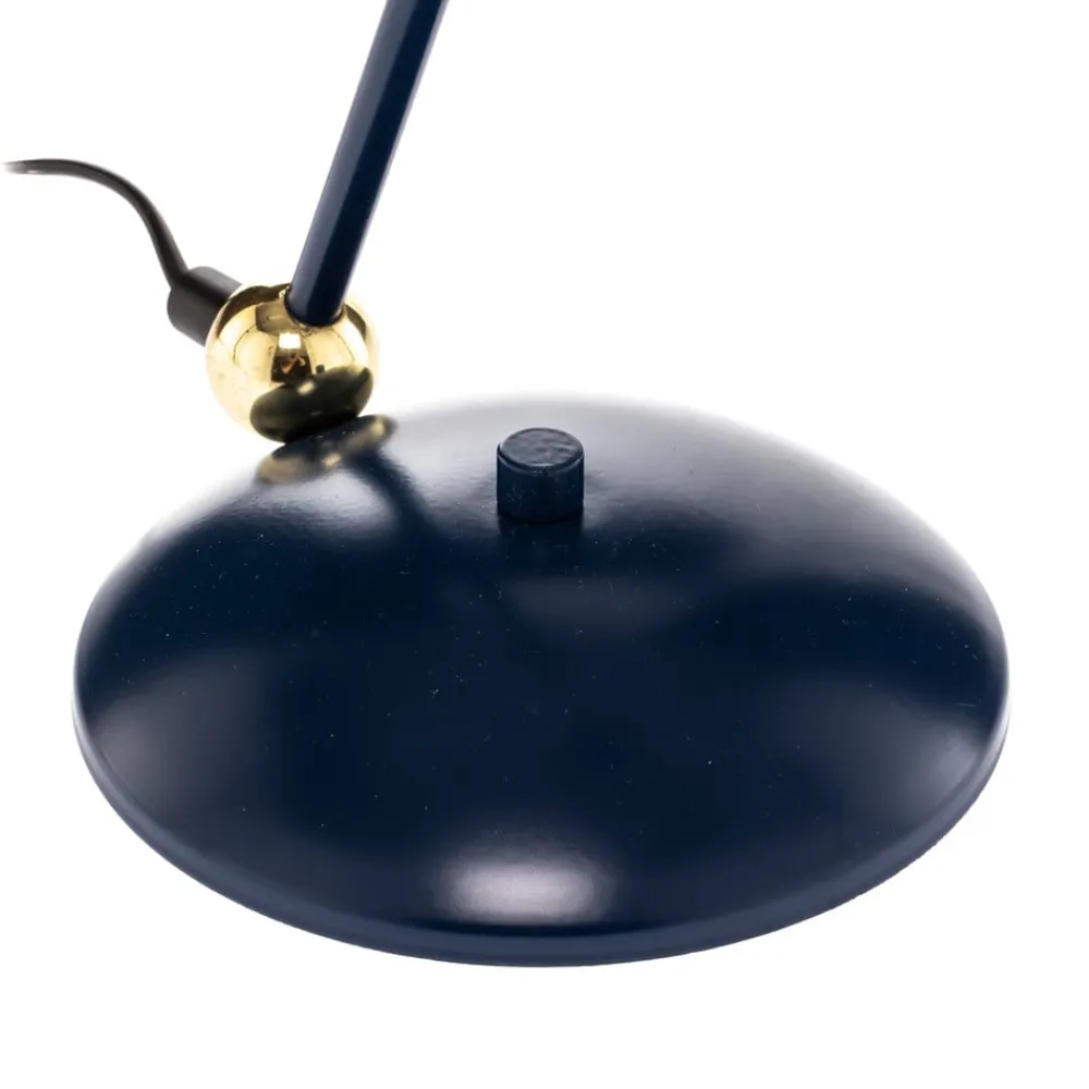 Eko-Light Bordlampe Arena i blå og guld