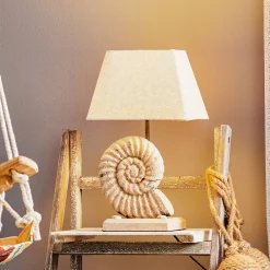 Bordlampe Conchiglia med dekoreret fod^ONLI New