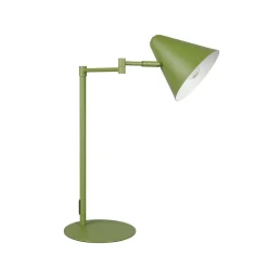 Trio Lighting Bordlamper>Bordlampe Cosima, grøn, højde 50 cm, metal